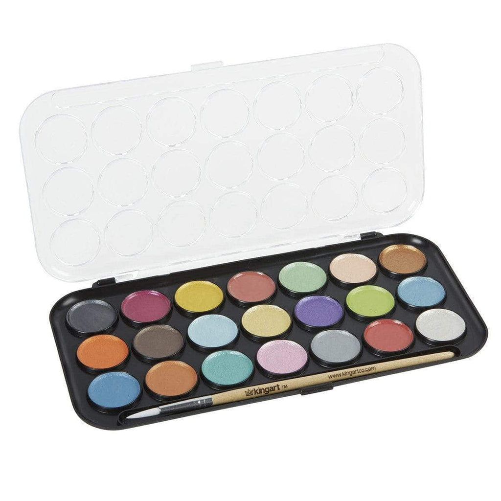 Watercolor Paint 21 Pearlescent Colors