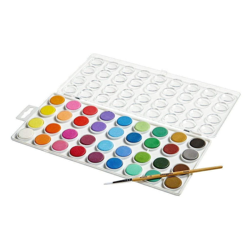 Watercolor Pan Set, 36 Colors