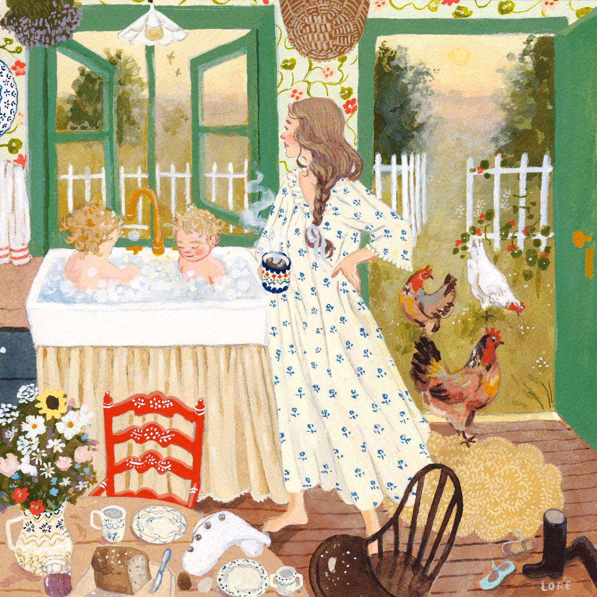 Lore Pemberton Up with the Lark Art Print