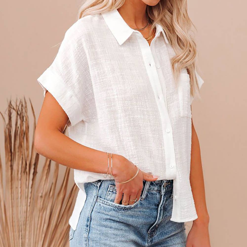 Casual Cotton Linen Shirt