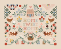 Home Sweet Home Sampler Art Print