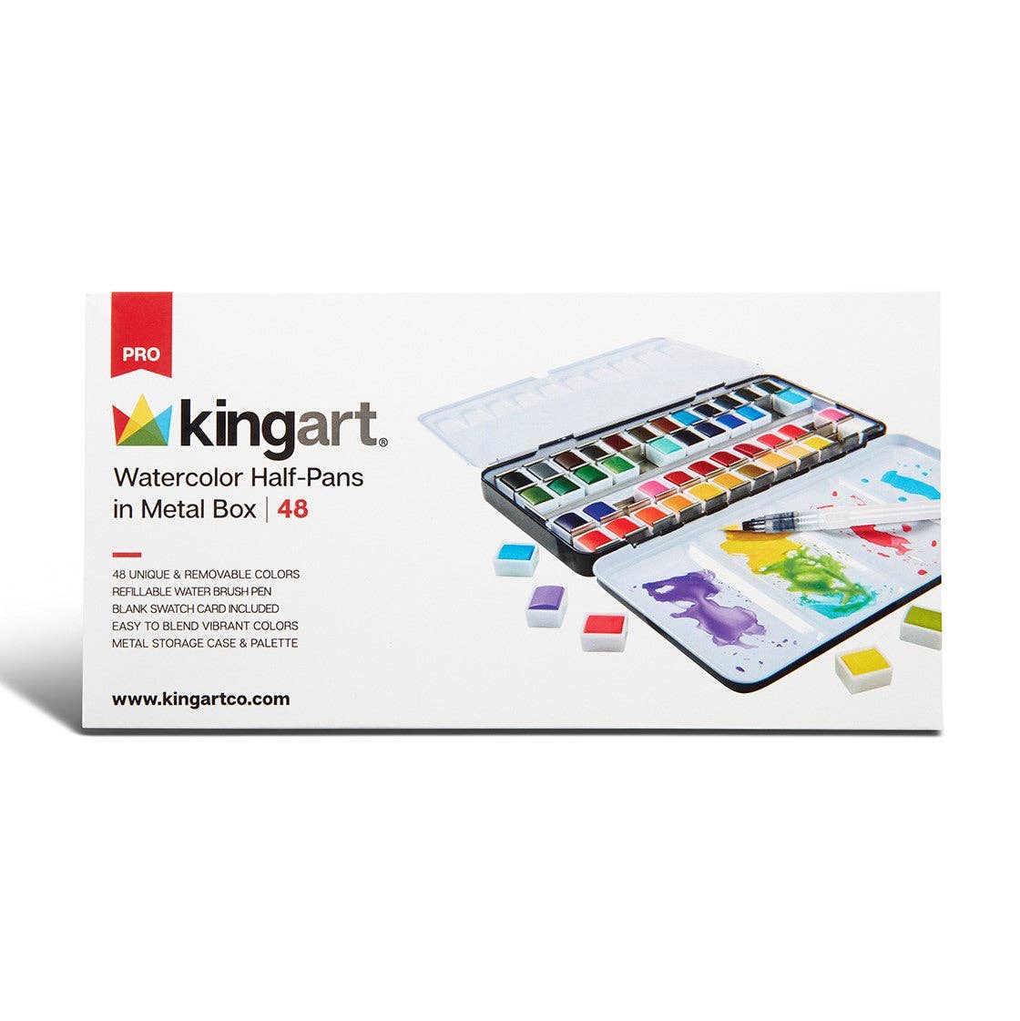Watercolor Half-Pans 48 Colors