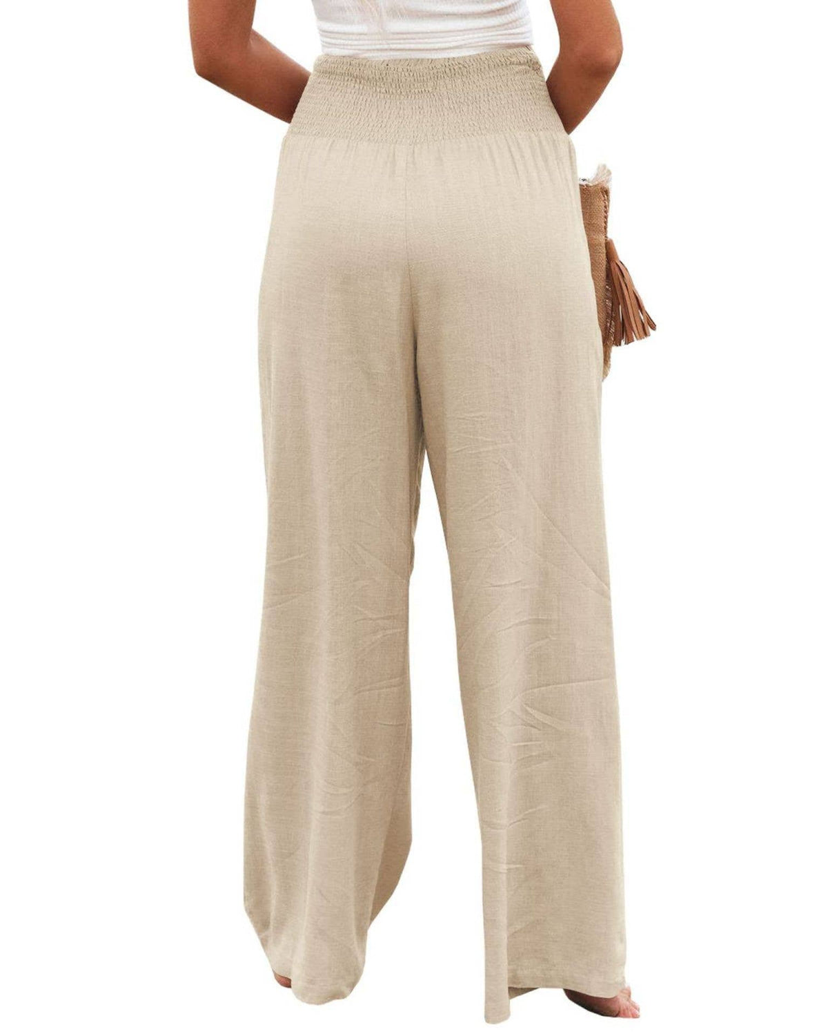 COTTON-LINEN SLACKS