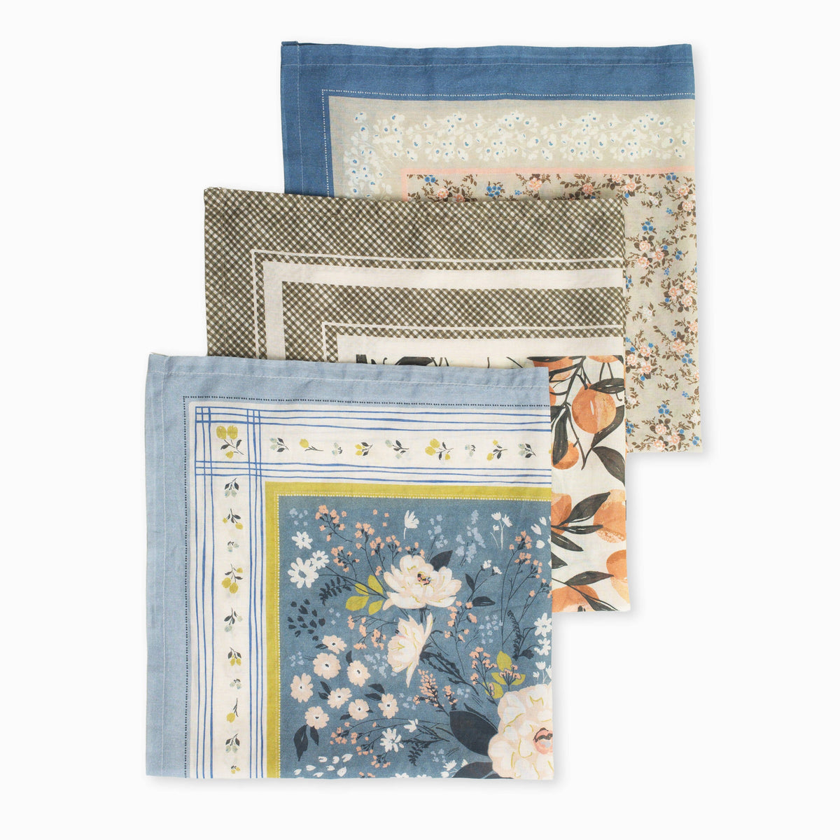 Flutterby Bandana | Afternoon Sonnet - Green Ditsy Floral