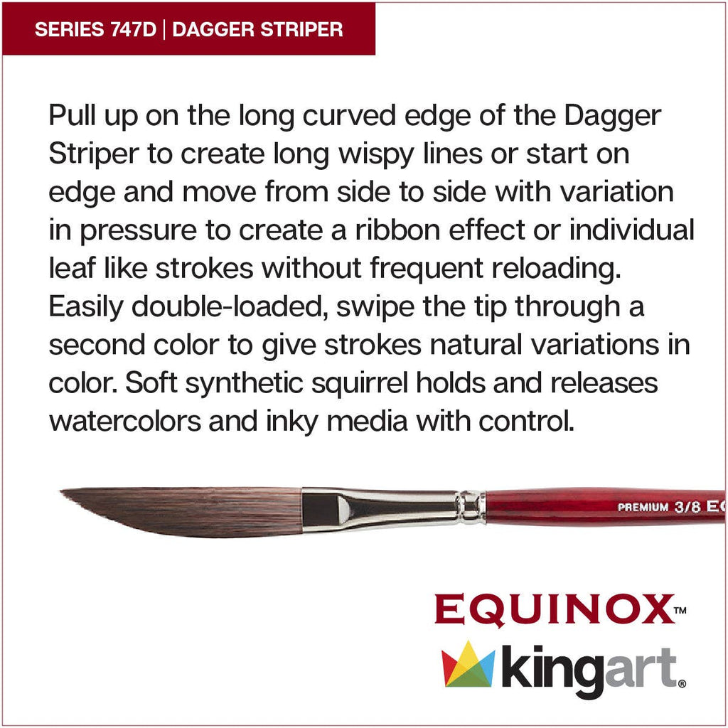 Equinox™ 747D Dagger Watercolor Brushes