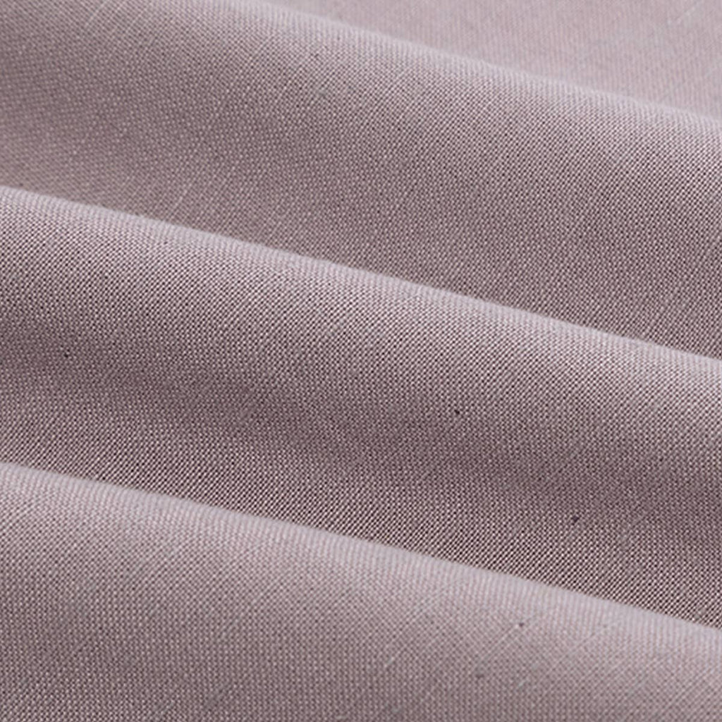 COTTON AND LINEN V-NECK