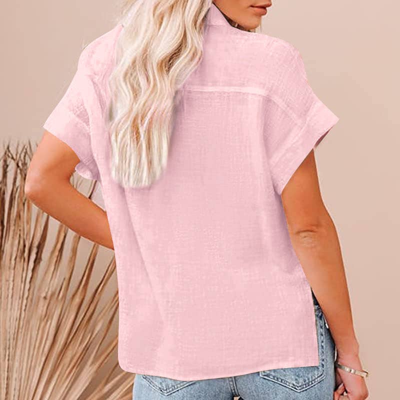 Casual Cotton Linen Shirt