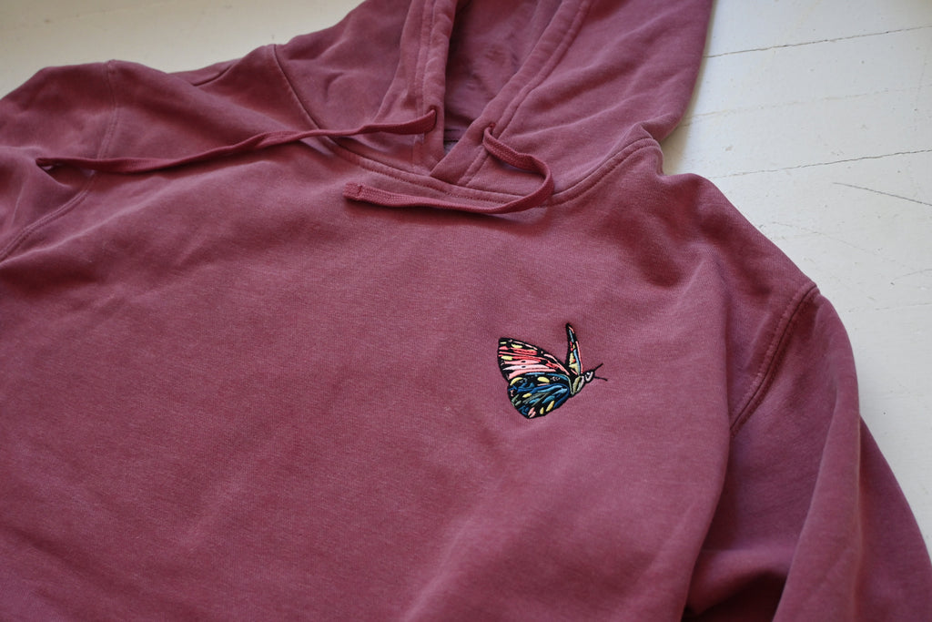 BE SET FREE Unisex pigment-dyed hoodie
