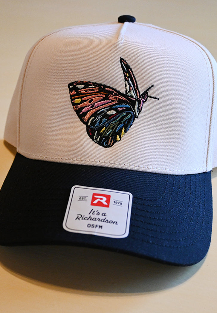 Embroidered Richardson Butterfly Hat