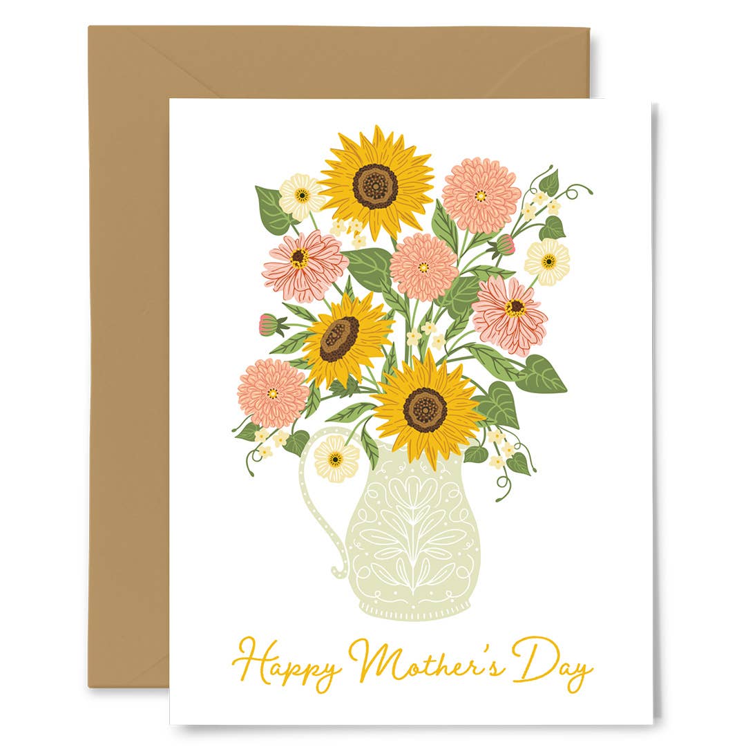 Zinnia Mother's Day Card