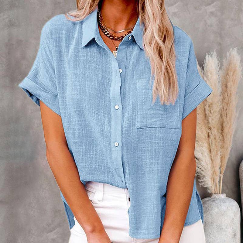Casual Cotton Linen Shirt