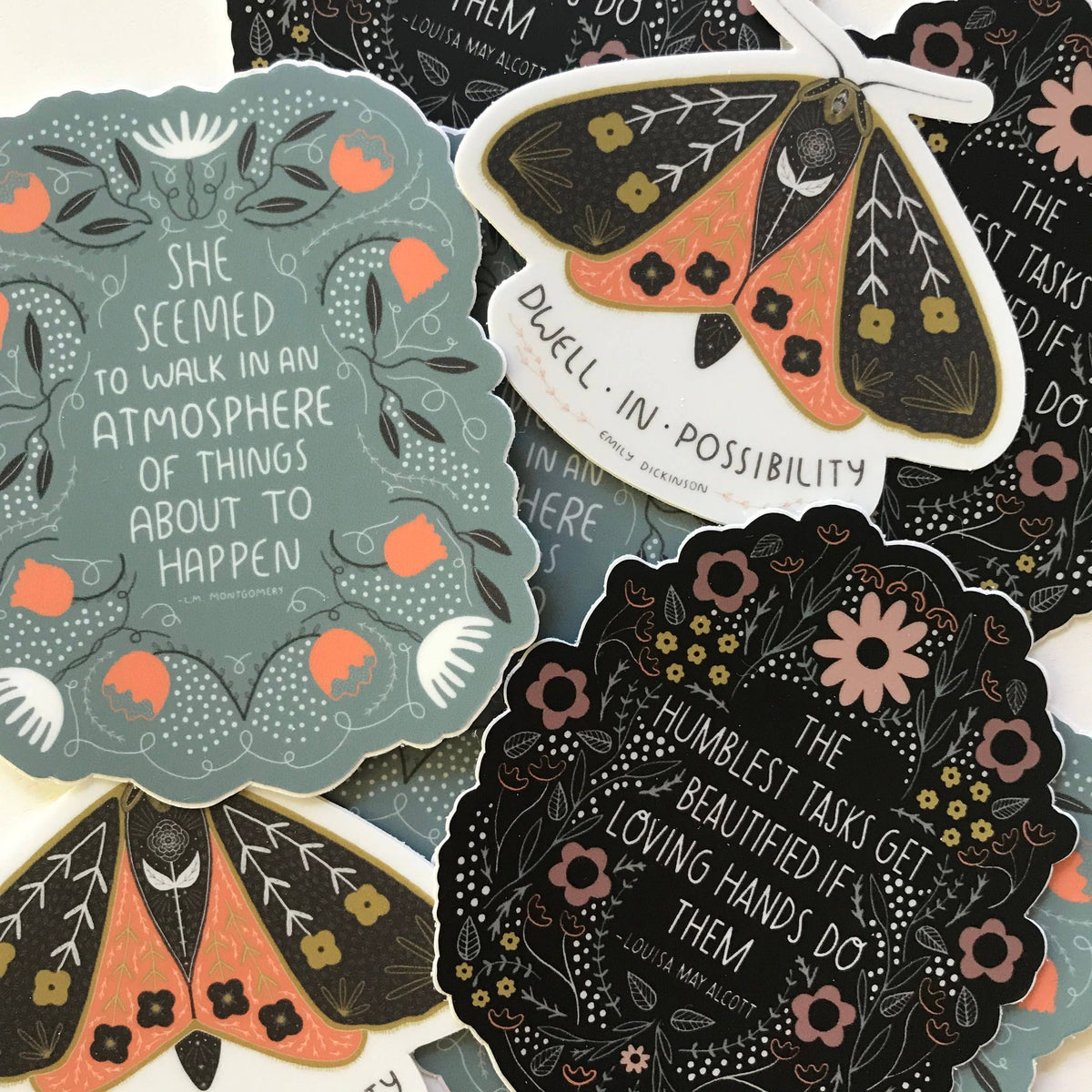 Gingiber Dwell In Possibility Sticker - Die-Cut, Motivational
