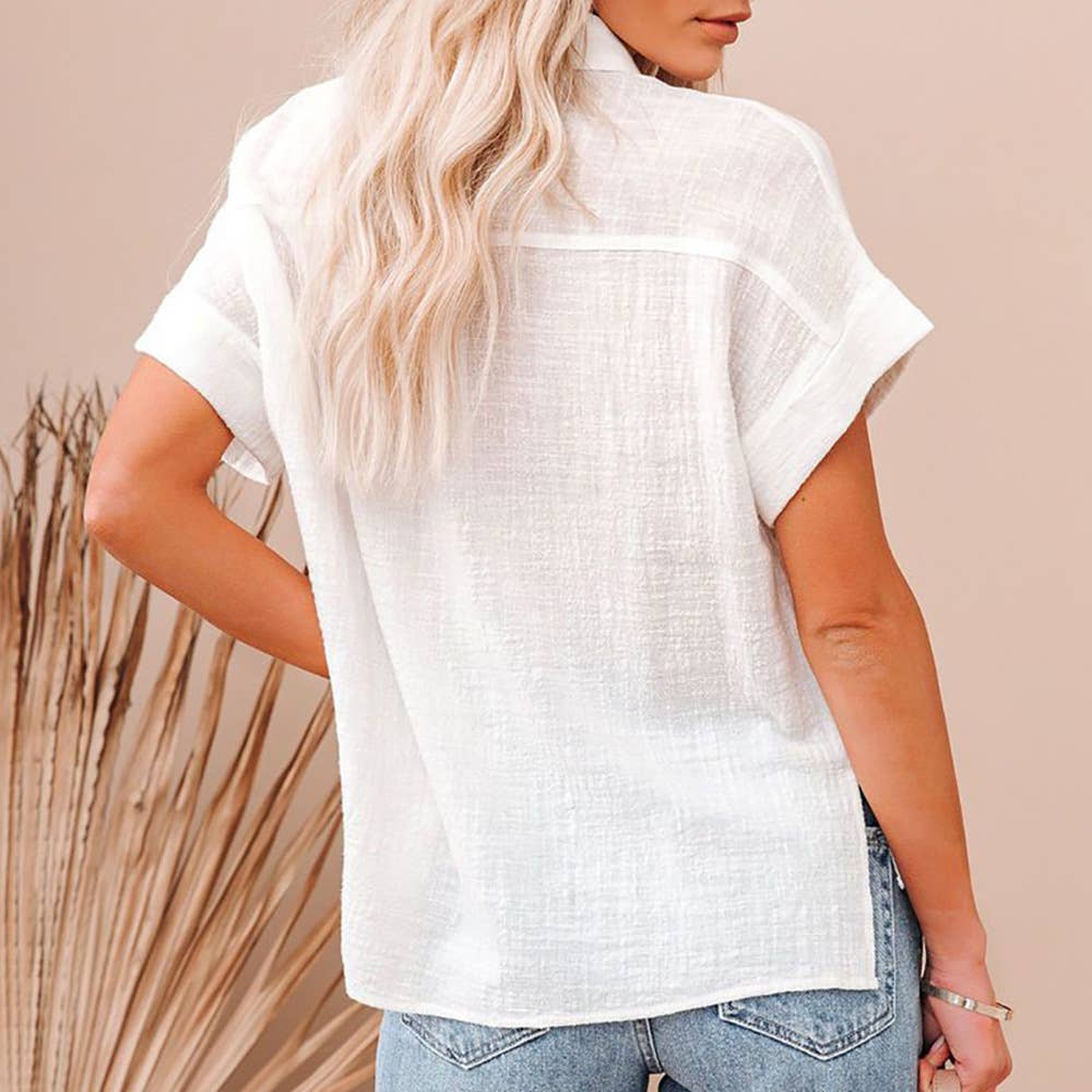 Casual Cotton Linen Shirt