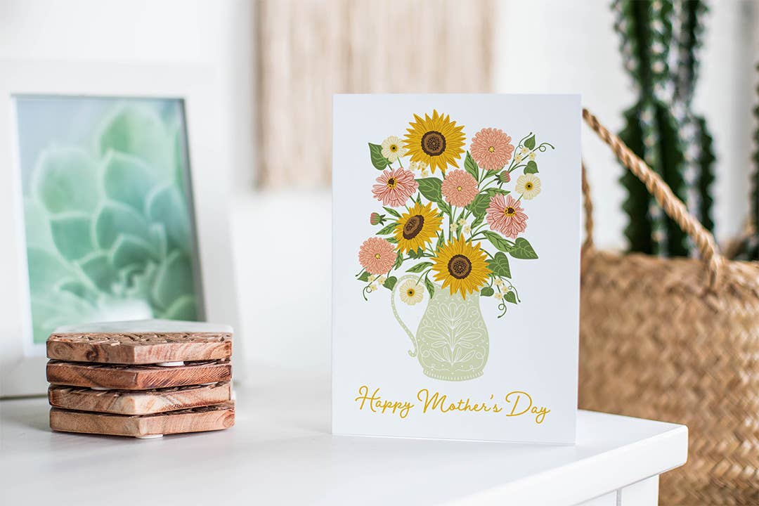 Zinnia Mother's Day Card