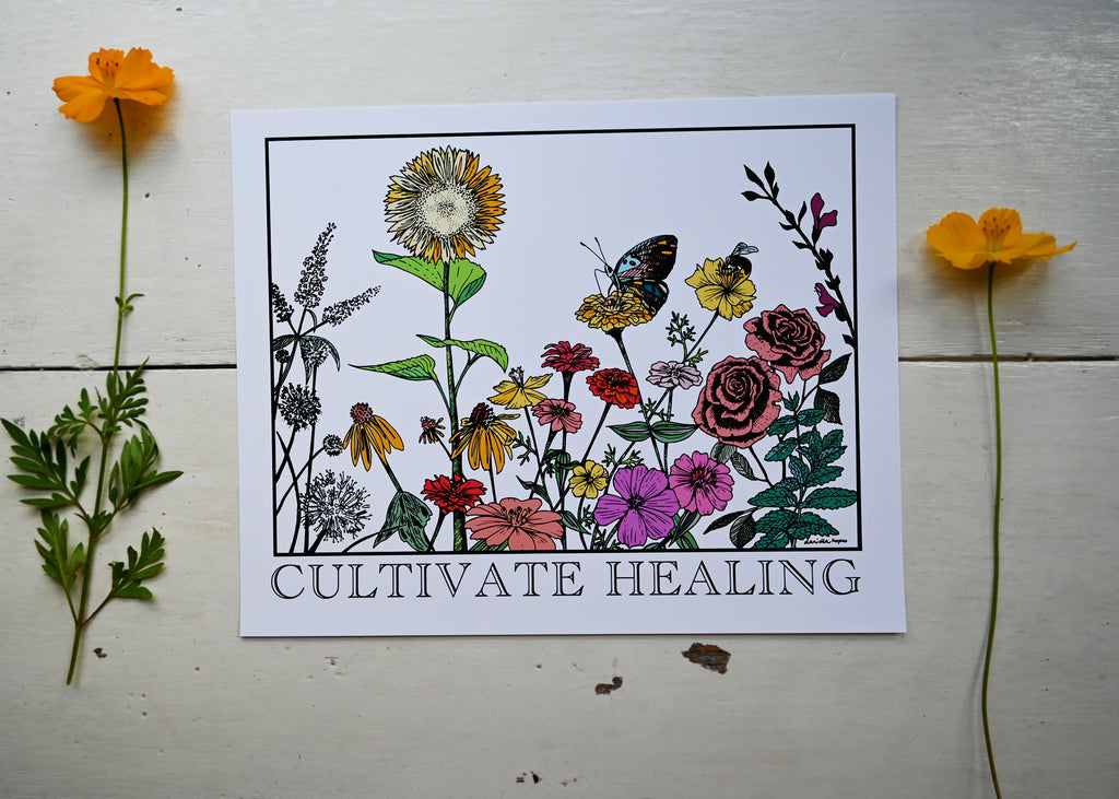CULTIVATE HEALING Art Print