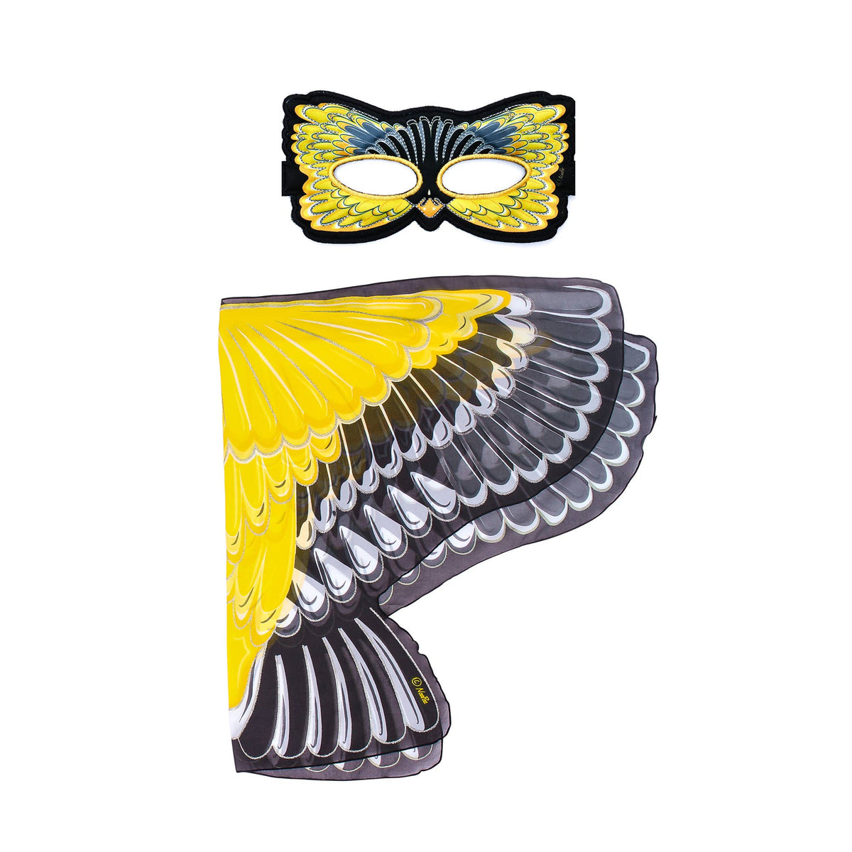 American Goldfinch Bird Wings + Mask