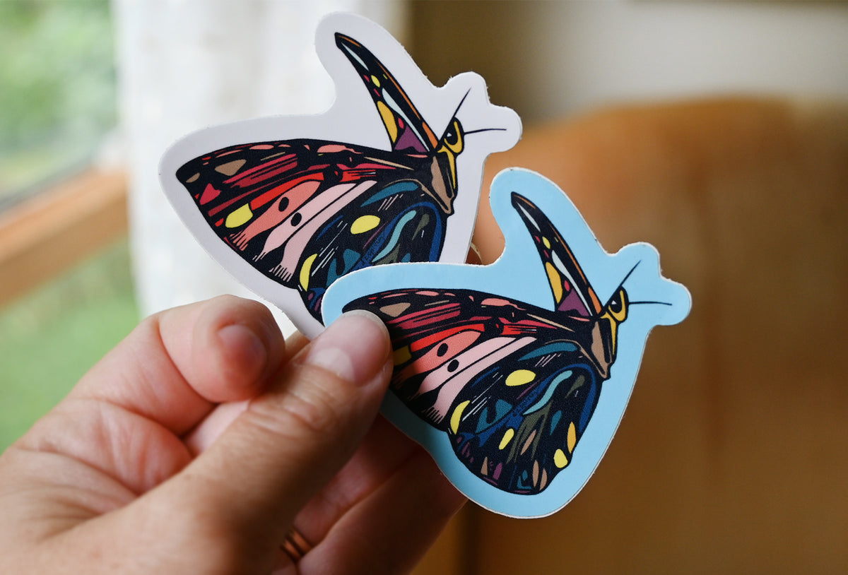 Small Be Set Free Butterfly Sticker