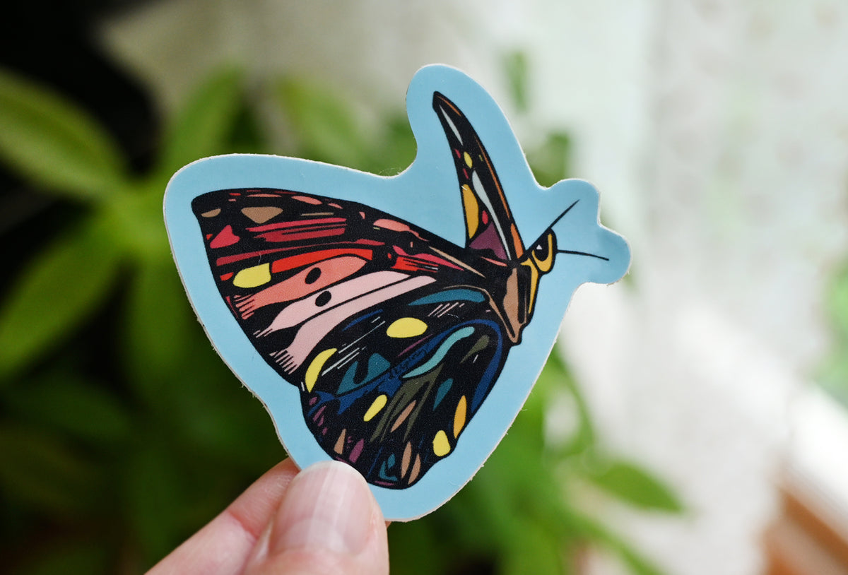 Small Be Set Free Butterfly Sticker