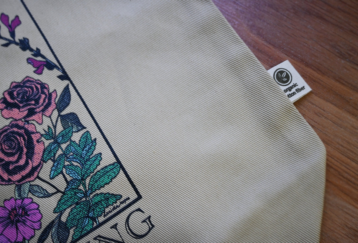Cultivate Healing 100% organic cotton tote